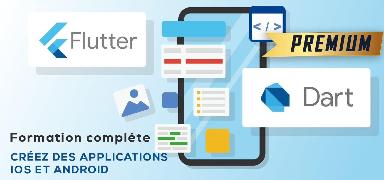 Dash: Flutter & Dart – Créez des applications iOS et Android