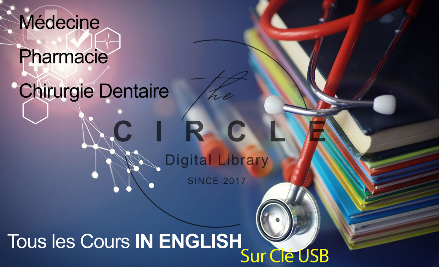 Cours des Sciences Médicales In English : Health Science Courses in one USB-disc