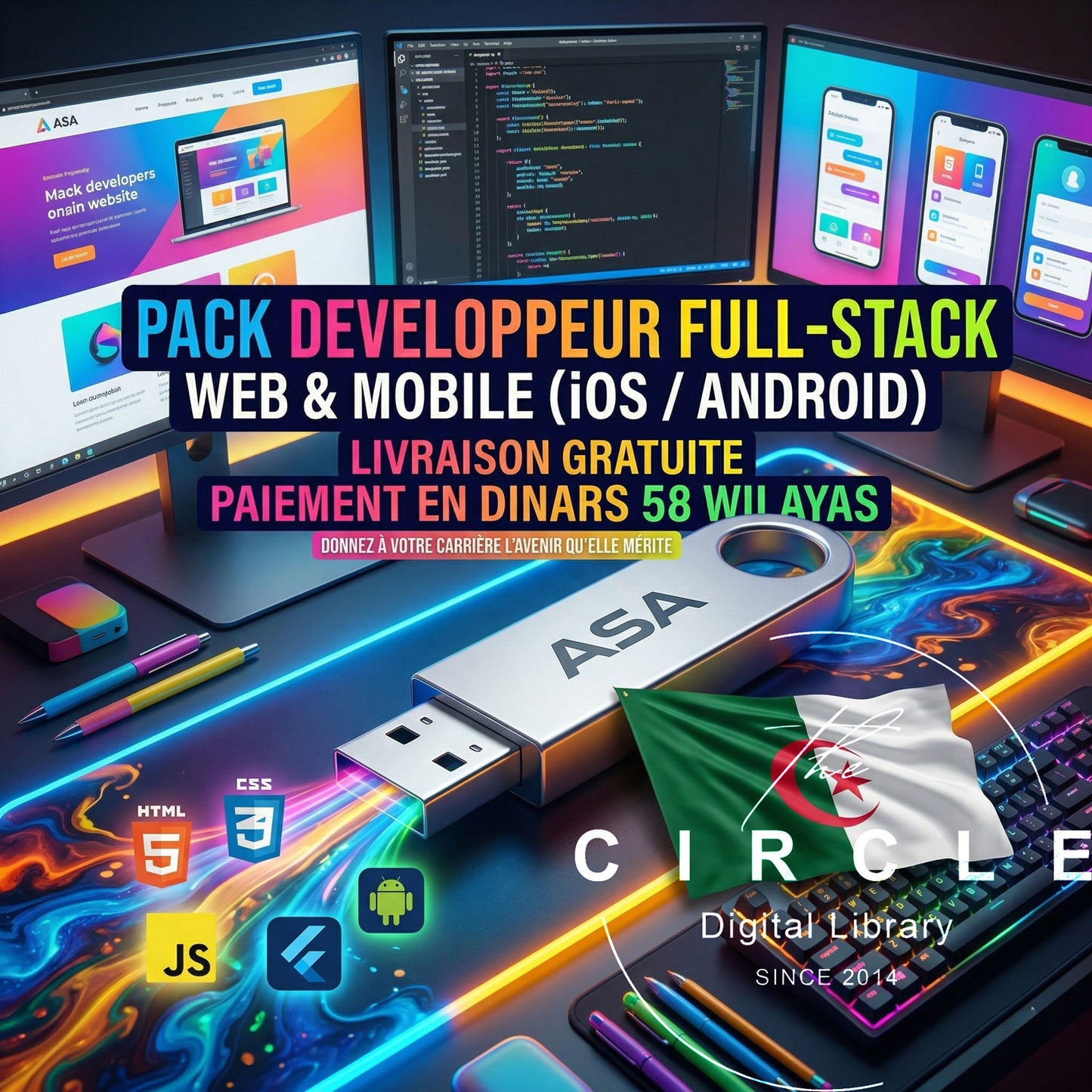 FULL-STACK & MOBILE APP : Développez vos propre apps