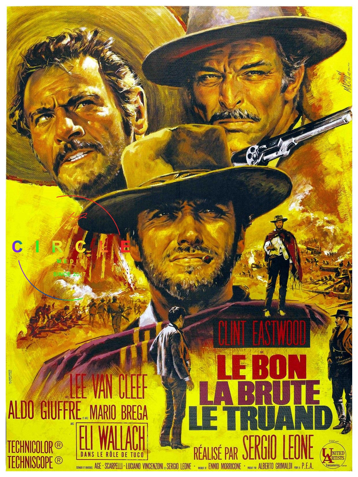 MEDIA CIRCLE : l'Épopée du Western : L'intégrale des Films de Sergio Leone sur Clé USB !