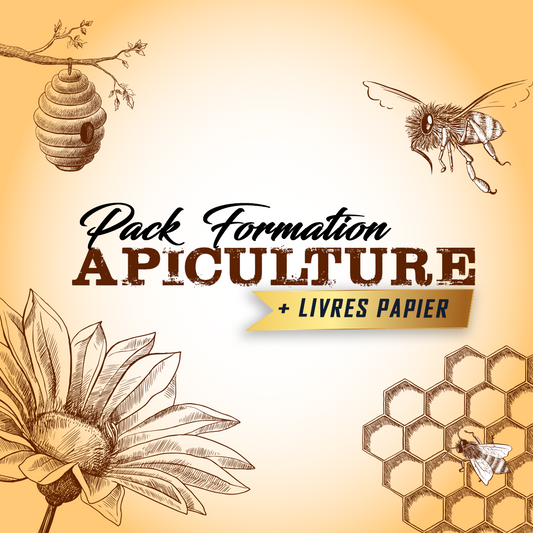 APICULTURE : Pack de formation + Livres Papier.