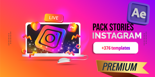 Dash After effects: 📱 Pack Instagram Stories v2 – 376+ Éléments Dynamiques ! 🚀