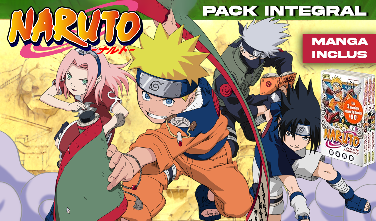 MEDIA CIRCLE : Naruto: Pack Intégral Ultime avec Manga inclus.