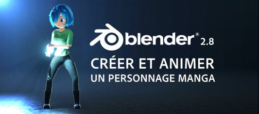 Créer et animer un personnage manga Sur Blender