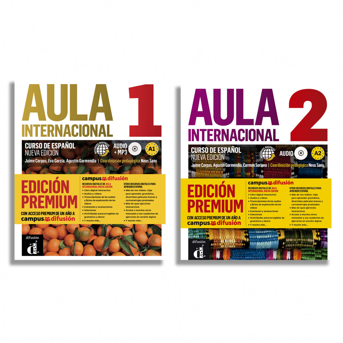 AULA INTERNACIONAL CURSO DE ESPAÑOL VOL1 VOL2