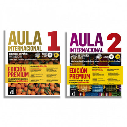 AULA INTERNACIONAL CURSO DE ESPAÑOL VOL1 VOL2