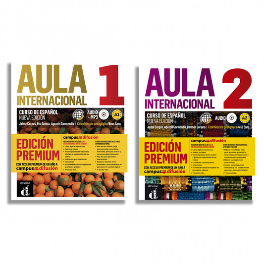 AULA INTERNACIONAL CURSO DE ESPAÑOL VOL1 VOL2