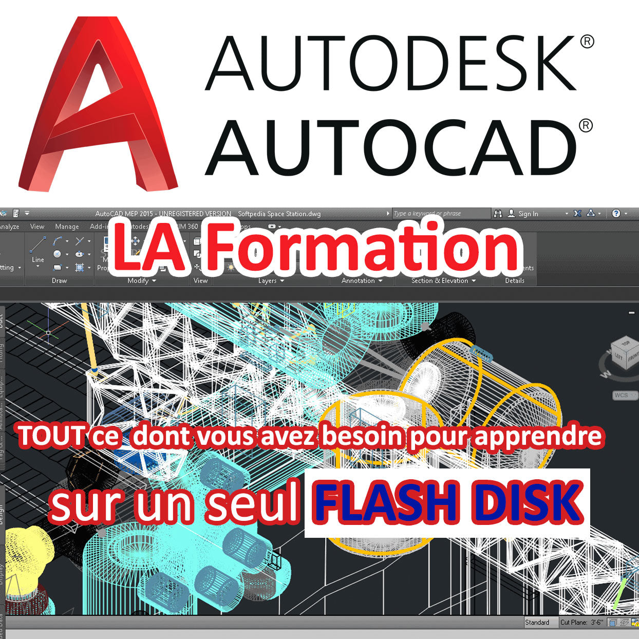 Pack Ultime d'Apprentissage AutoCAD 2024