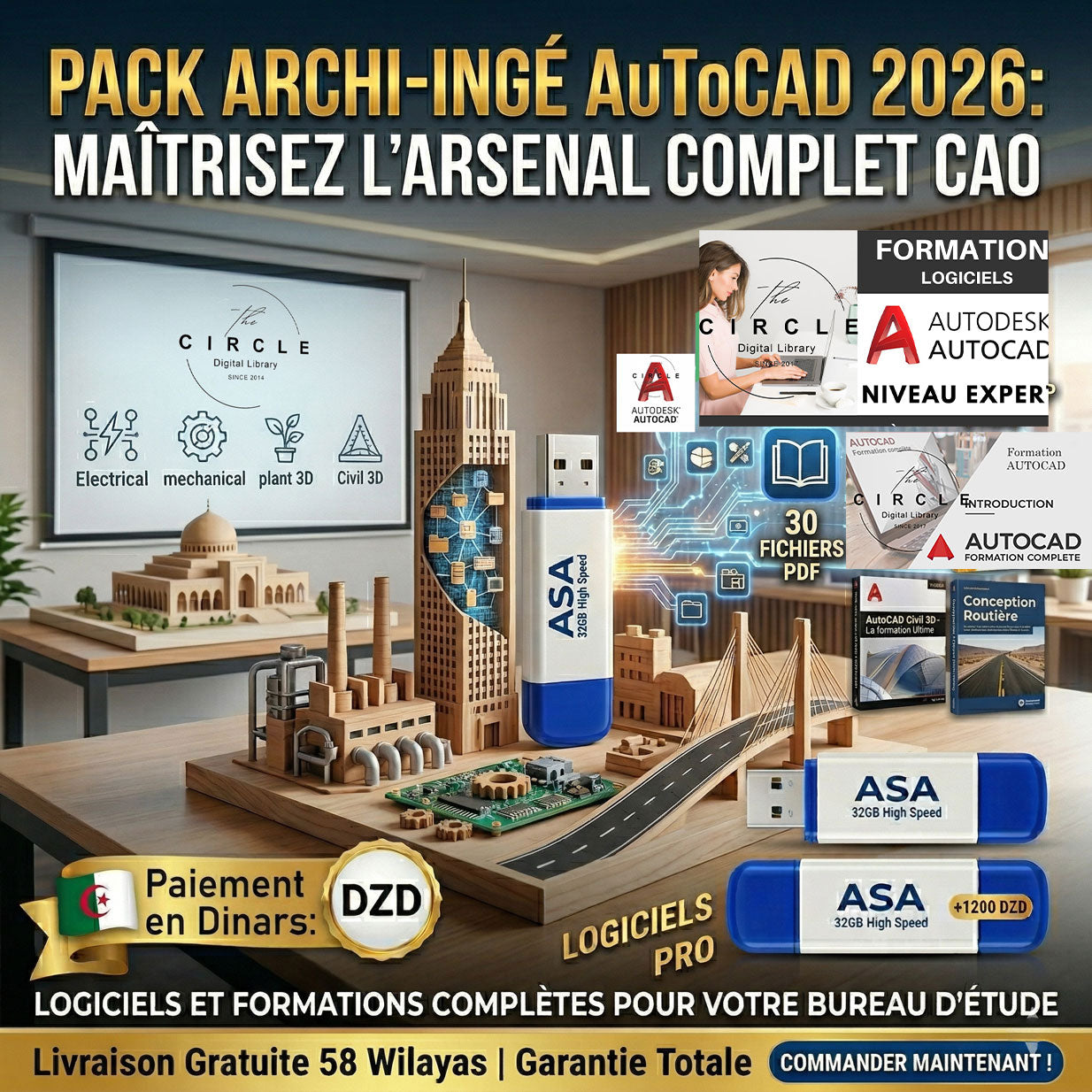 AutoCAD : L'ARSENAL COMPLET POUR MAÎTRISER LA CAO !