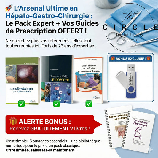 pack ENDOSCOPIE & CHIRURGIE DIGESTIVE : 3 Livres + USB