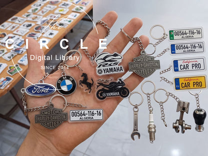 Porte-clés Premium : 58 Wilayas, Personnalisation 3.0