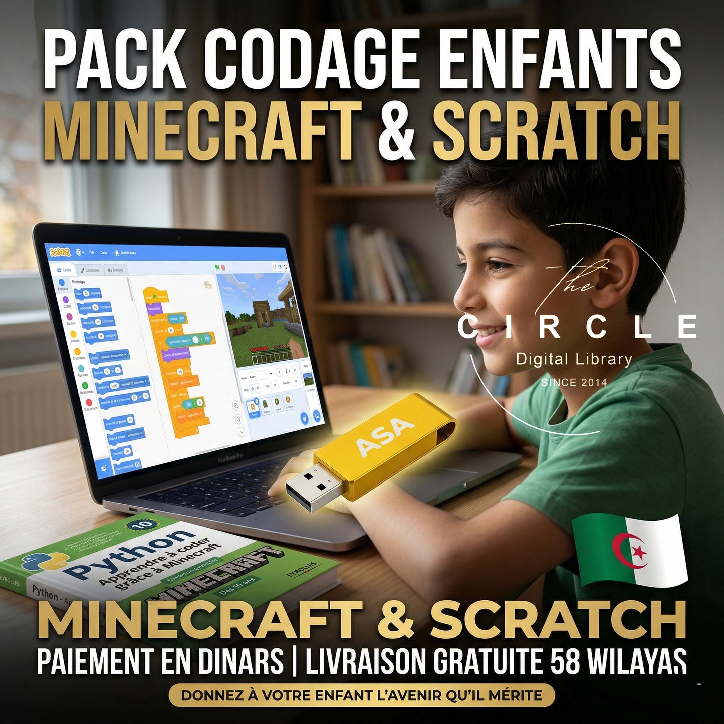 Codage pour Enfant : l'éveil Génie sur clé USB